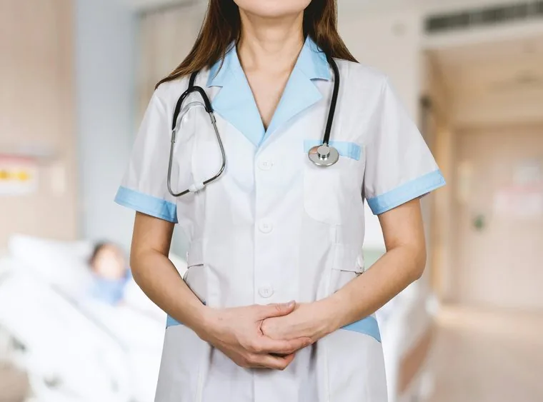 Personal de salud en un hospital